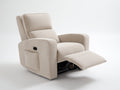 Fauteuil relax - tissu - 101x93x105 cm - beige - moderne