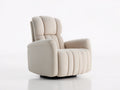 Fauteuil relax - tissu - 99x90x103 cm - beige - moderne